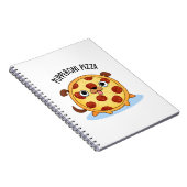 Carnet Pizza Pupperoni Blague drôle de pizza (Côté Droit)