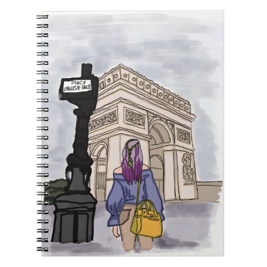 Carnet Place Charles de Gaulle Paris. (Devant)