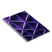 Carnet Plafond violet avec motif croisé ; blu (Côté Droit)