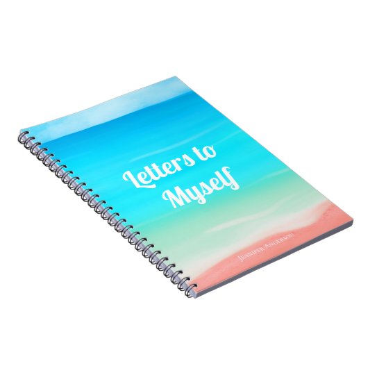 Carnet Plage aquarelle (Côté Droit)