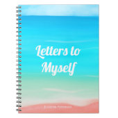 Carnet Plage aquarelle (Devant)