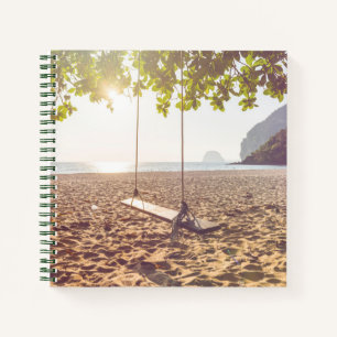 Carnet Plage au coucher du soleil
