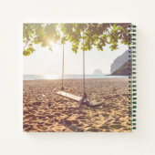 Carnet Plage au coucher du soleil (Dos)