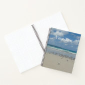 Carnet Plage avec mouettes (Intérieur)