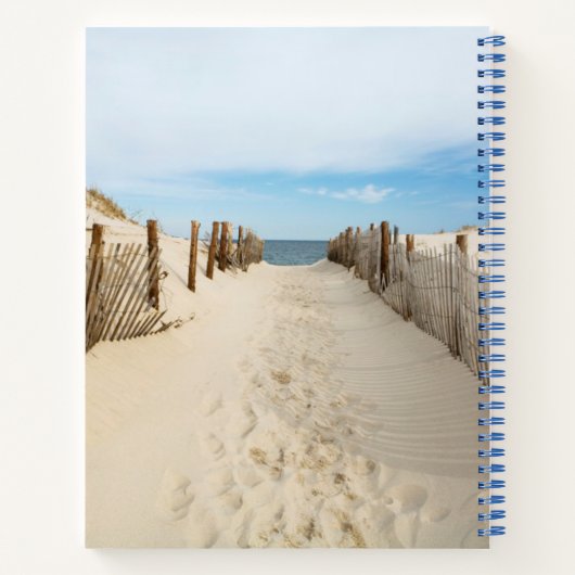 Carnet Plage calme (Dos)