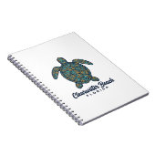 Carnet Plage de Clearwater Floride Tortue de mer Vector D (Côté Droit)