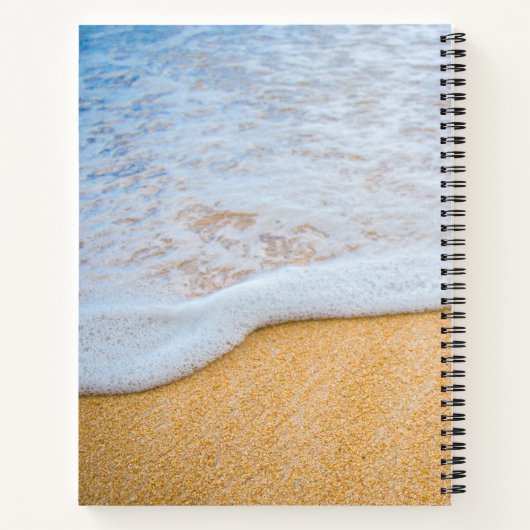 Carnet Plage de sable avec Surf en mousse (Dos)