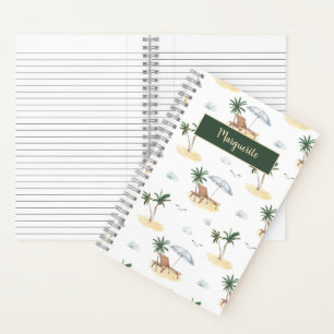 Carnet Plage de vacances tropicale