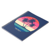 Carnet Plage de Zuma Beach Retro Sunset (Côté gauche)