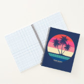Carnet Plage de Zuma Beach Retro Sunset (Intérieur)