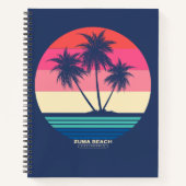 Carnet Plage de Zuma Beach Retro Sunset (Devant)