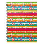 Carnet Plage d'été animée Design à thème (Devant)