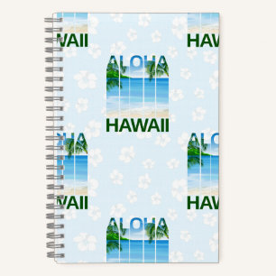 Carnet Plage d'été de l'île d'Aloha Hawaii