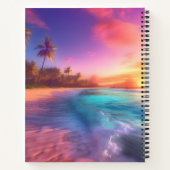 Carnet Plage Dreamy colorée (Dos)