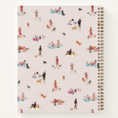 Carnet Plage DUDES et CHIENS Menthe (Dos)
