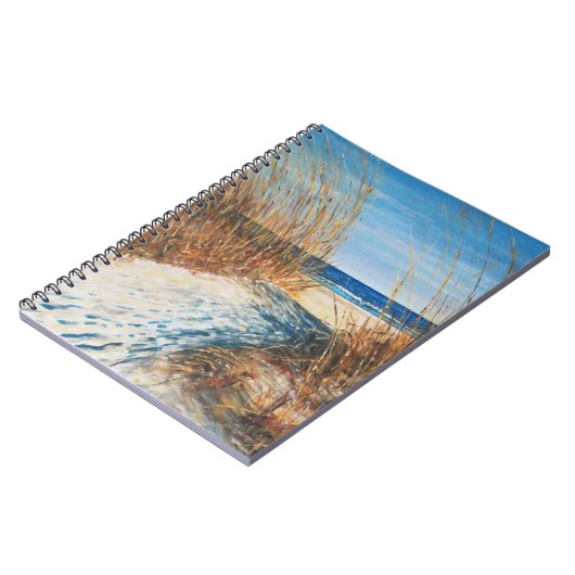 Carnet Plage Dunes De Sable Côté Art Peint (Côté gauche)