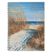 Carnet Plage Dunes De Sable Côté Art Peint (Devant)