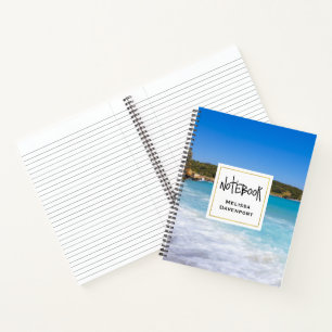 Carnet Plage exotique Île tropicale Paradis