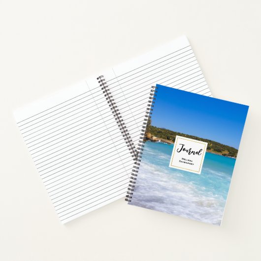 Carnet Plage exotique Île tropicale Paradis (Intérieur)