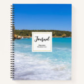 Carnet Plage exotique Île tropicale Paradis (Devant)