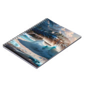 Carnet Plage Front Ocean Waves Paysage 1 (Côté gauche)