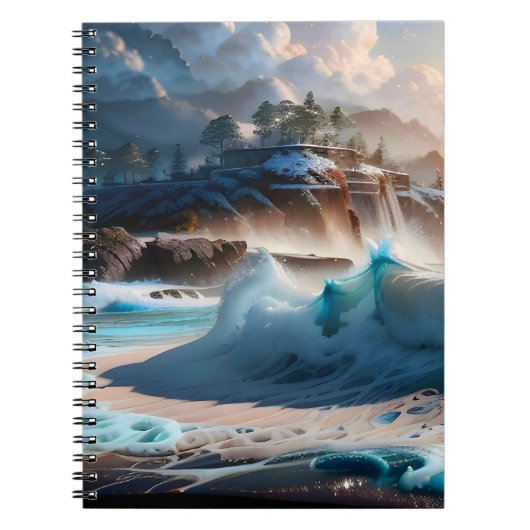 Carnet Plage Front Ocean Waves Paysage 1 (Devant)