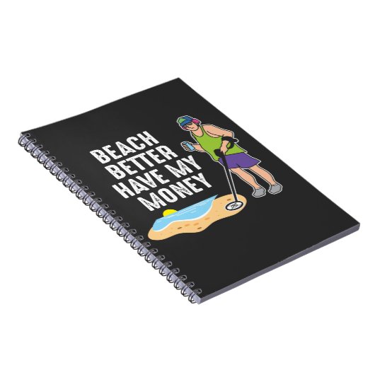 Carnet Plage Mieux Avoir Mon Argent - Détection Métal (Côté Droit)