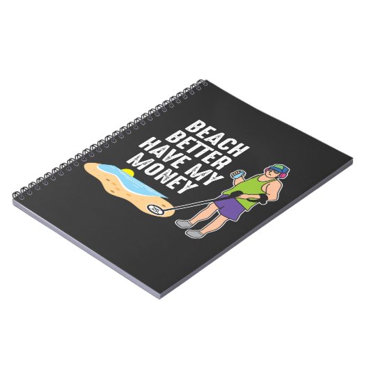 Carnet Plage Mieux Avoir Mon Argent - Détection Métal (Côté gauche)