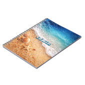 Carnet Plage nom personnalisé (Côté gauche)