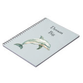 Carnet Plage Océan Dauphin Bleu (Côté gauche)