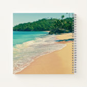 Carnet Plage paisible de l'île tropicale (Dos)