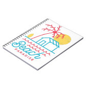 Carnet Plage paradis mignonne (Côté gauche)