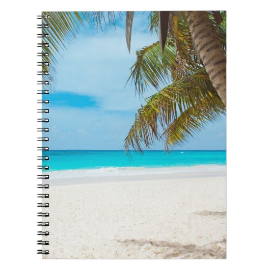 Carnet Plage Paradis Tropical (Devant)