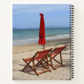 Carnet Plage tropicale (Dos)