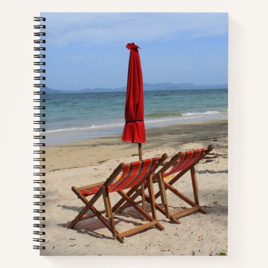 Carnet Plage tropicale (Devant)