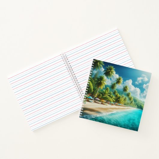 Carnet Plage tropicale (Intérieur)