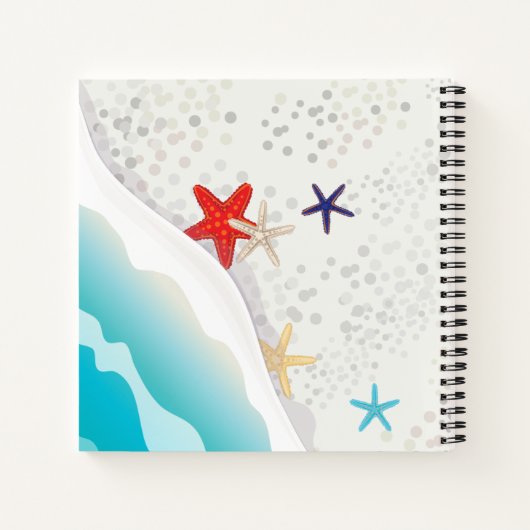 Carnet Plage tropicale (Dos)