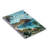 Carnet Plage tropicale de Sainte-Lucie (Côté Droit)