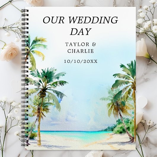 Carnet Plage tropicale Destination Mariage Planificateur