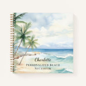 Carnet Plage tropicale estivale (Devant)