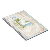 Carnet Plage tropicale océan Hawaï Aloha (Côté Droit)