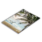 Carnet Plage tropicale Océan Palmiers & Lumières (Côté gauche)