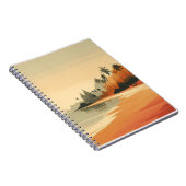 Carnet Plage vintage/rétro/tropicale (Côté Droit)
