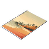 Carnet Plage vintage/rétro/tropicale (Côté gauche)