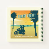 Carnet Plages du comté d'Orange, Californie (Dos)