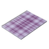 Carnet Plaid 1 - Violet (Côté gauche)