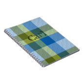 Carnet Plaid décoratif (Côté Droit)