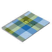 Carnet Plaid décoratif (Côté gauche)
