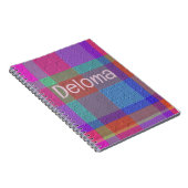 Carnet Plaid Décoratif (Côté Droit)