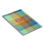Carnet Plaid décoratif (Côté Droit)